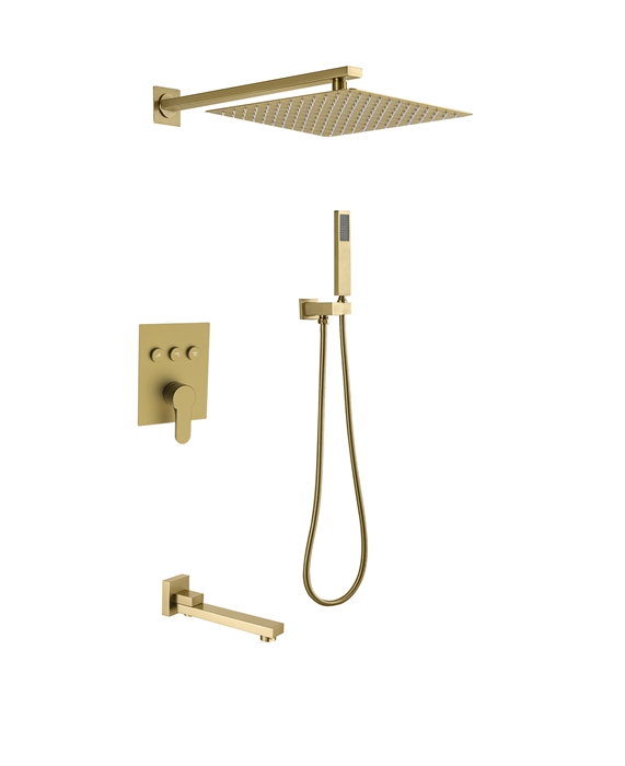 Three Functions Wall Mounted Shower Set