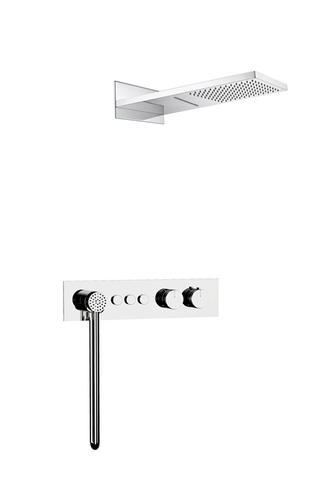 Modern Thermostatic Shower Chrome