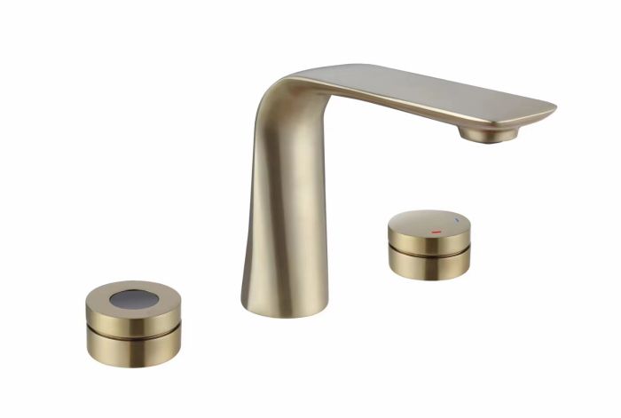 Three Hole Bath and Basin Tap Set