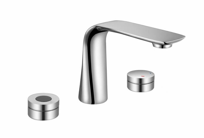 Three Hole Bath and Basin Tap Set