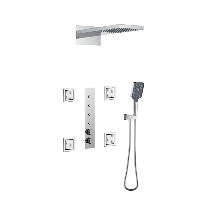 Concealed Constant Temperature Four Function Shower