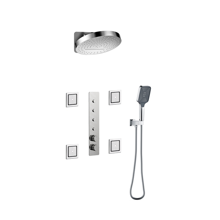 Concealed Constant Temperature Four Function Shower System